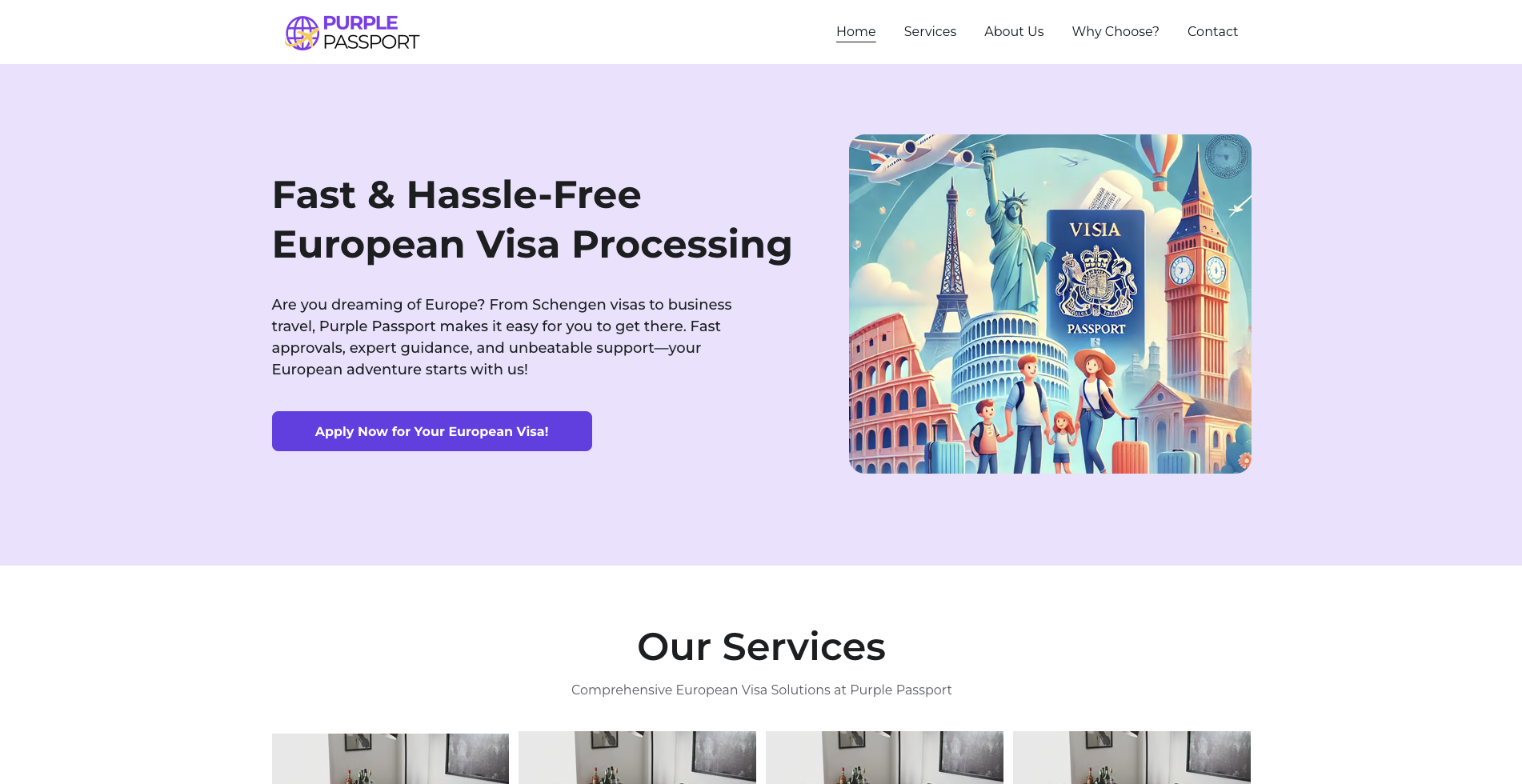 Client Work - PurplePassport